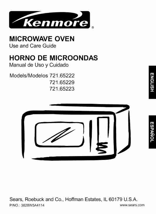 Kenmore Microwave Oven 721_65222-page_pdf